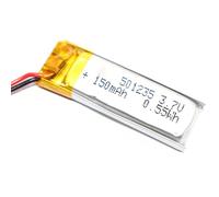 Rechargeable 3.7V 150Mah 501235 Polymer Ion Battery For TABLET