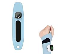 Rechargeable Adjustable Electric Wrist Massager, Portable Cordless Hand Heating Pad with 8 Modes, Massaggiatore Wireless per Tunnel Carpale, Gamer e Anziani, dal Dolore Portatile