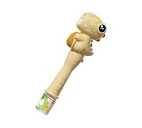 Rechargeable Bubble Machine Wand - Automatic Summer Blower Toy System, Portable Foam Bubbles Maker Accessory, Outdoor Party Fun Gear for Kids | Beach Park Pool Camping Picnic Vacation Play Equipment