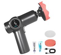 Rechargeable Car Waxing and Polishing Machine, Rechargeable Car Waxing and Polishing Machine, Mini Buffer Polisher Kit for Car Detailing (With Polishing Wax)