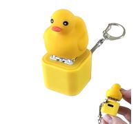 Rechargeable Croaking Frog Keychain Toy - Keyboard Clicker Frog Fidget Toys, Colorful Lights & Satisfying Click Sounds, Fun & Portable Toy (#2)