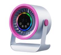 Rechargeable Desk Fan - Quiet LED Displays, Smmooth Surrface Personal Coolers, Ensurre Strong Winds Wall Mounts, Durrable Plasstic Battery Operated Unit - For Home Office Dorm Bedroom Outdoors