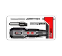 Rechargeable Electric Screwdriver 3 Speed Cordless Power Driver LED Tool | Built In Light Handheld Repair Tool for Furniture Assembly Home Maintenance DIY Projects and Fastener Installation