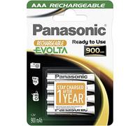 Panasonic Batterie 1x4 Nimh Micro Aaa 900mah One Size
