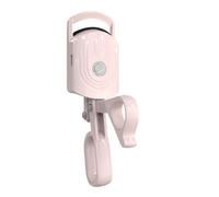 Rechargeable Eyelash Curler, Ergonomic Heated Eyelash Curler, Versatile Lash Lift, Portable Lash Curlers 3.27x1.61x5.43 Inches for Datings, Daily Makeups 2 Color Pink White