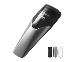 Rechargeable Foot Rasp, Electric File, Adjustable Pedicure Tool, Lightweight Sturdy Portable, Callus Remover with Auxiliary Light for Rough Skin, Men and Women, 15.8x6.5x3.2cm