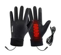 Rechargeable Heated Gloves,USB Heating Winter Gloves - 3 Temperature Settings Touchscreen Mittens For Snow Camping Work Ou Cycling, Commuting, Outdoor Work, Skiitdoor Skiing Cycling Cold Weather