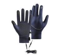 Rechargeable Heated Gloves, USB Winter Thermal Warmers, Lightweight Windproof Mittens for Cold Weather Running, Hiking, Hunting, Camping, Driving, Outdoor Snow Sports, All-Day Comfort