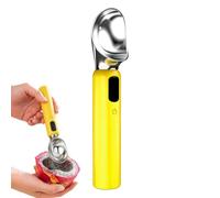 Rechargeable Heated Ice Cream Scoop 3-Speed LED, For Hard Ice Cream Cheese