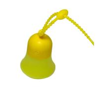 Rechargeable LED Dog Collar Light - Cute Bell-Shaped Silicone Safety Pendan | High-Visibility Bell-Shaped LED Design, Flexible & Silicone Strap Attachment, Compact & Ultra-Lightweight (2.17x1.97x