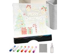 Rechargeable LED Writing Pad - Kids Drawing Board with Bright Color Markers