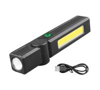 Rechargeable Magnetic Lights, Multifunctional Automotive Work Light, Waterproof Rechargeable Flashlight with Strong Magnet COB LED for Home, Garage, Repair Shops