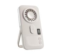 Rechargeable Mist Fan, 6.4x2.2x13.1cm, Digital Display Cooling, ABS Battery Operated Mister, Ultra Thin Portable Device, Summer Travel, Outdoor Airflow, Handheld Sprayer