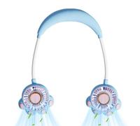 Rechargeable Neck Fan Cat Paw Portable - Flexible Device Wearable Personal