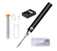 Rechargeable Soldering Iron Kit - Soldering Iron Cordless | Soldering Iron Pen 3 Speed | Electrical Welder Tool Wireless Precision Fast Heating for Industrial Plumbing Repair Making Craft