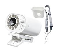 Rechargeable Summer Clip Fan, 100-Speed Mini Cooling Tool, 100-Speed Airflow with Compact Build, Portable Blower, Modern Mini Fan for Stroller and Gym Golf Camping Home