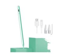 Rechargeable Tablet Stylus Pen, High-Sensitivity Capacitive Touch Pen for Apple iPad Drawing Note-Taking(Green)