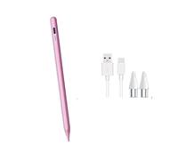 Rechargeable Tablet Stylus Pen, High-Sensitivity Capacitive Touch Pen for Apple iPad Drawing Note-Taking(Pink)
