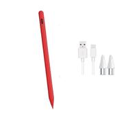 Rechargeable Tablet Stylus Pen, High-Sensitivity Capacitive Touch Pen for Apple iPad Drawing Note-Taking(Red)