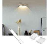 Rechargeable Under Cabinet Lights, Rechargeable Battery Operated Motion Sensor Light Indoor, Motion Sensor Light Indoor, Rechargeable Bulbs, Under Cabinet Motion Sensor Lighting (White,20cm/7.87in)