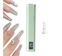 Rechargeable UV Nail Lamp, USB Charging Gel Polish Dryer, Portable LED Curing Light, Fast Drying, Light Source Technology, 1 Pack, for Home, Salon, and Travel Manicure Use
