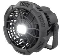 Rechargeable Ventilatore a batteria Nero con telecomando, Orientabile, con