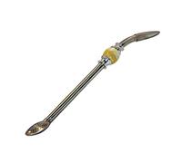 Rechere stainless steel Yerba Mate Tea Bombilla Gourd Drinking Straw filtro Yellow