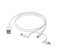 rechrg-3in1Cable-USBAtoUSB-A C&Lightn-W - Nouvo