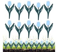 Recinti Bassi Per Aiuole - Recinto Fiorito Decorativo 10 Pezzi | Accessori da Giardinaggio per Casa Colonica Cimitero Cortile Anteriore e Posteriore