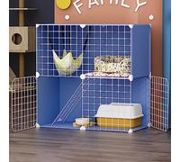 Recinti per gatti Gabbia Box Crate Kennel, Gabbia for gatti, recinto in resina, plastica e metallo, diverse misure, 27,9 pollici, blu e viola(Purple Normal,27.9"L X 17.7"W X 27.9"H)