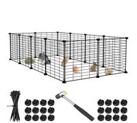 Recinto Animali Piccola Taglia Personalizzabile per Criceti Conigli 12pz 35x35cm
