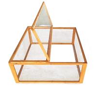 Recinto da esterno in legno quadrato con copertura conigliera per piccoli animali