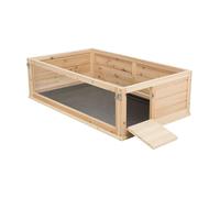 Recinto da interno in legno/plastica per conigli e roditori