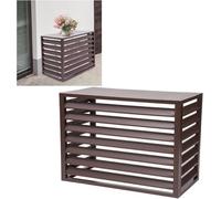 Recinto del condizionatore d'aria, Copertura in alluminio for condizionatori d'aria e pompe di calore, coperture AC for unità esterne, schermo decorativo for recinzione della privacy, supporto for pia