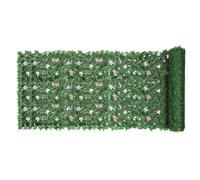 Recinto di privacy artificiale dell'edera 3.3x9.84 Ft Outdoor Privacy Fence | Siepe per balcone, con foglie di edera, per esterni, patio, casa, appartamento, giardino, piscina, sfondo per matrimoni