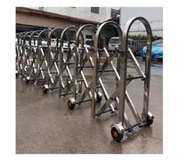 Recinto di traffico espandibile ritrattabile dell'acciaio inossidabile del portone della barriera di sicurezza con le caratteristiche riflettenti per gli eventi & l'argento dei cantieri 1.4x6m