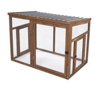 Pollaio in legno TIAKI Ranch (espansione opzionale) - Allegato alla custodia: L 116 x L 78 x H 89,8 cm