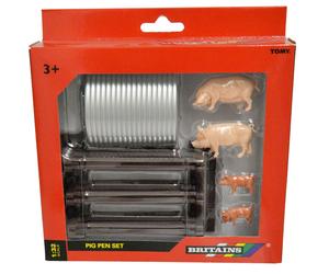 Recinto Maiali - Pig Pen Set 1:32 Figure Model BRITAINS