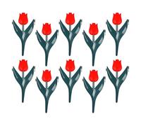 Recinto Per Aiuole | 10 Pezzi Bordatura Decorativa Per Giardino | Decorazione Esterna Per Giardino Orto Piscina Area Giochi Cortile Patio Animali Domestici