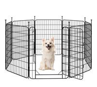 Recinto per Cani Cancelletto per Cuccioli in Metallo Cancello Pieghevole