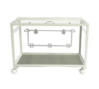 Recinto per criceti TIAKI bianco - L 79 x P 44 x H 60 cm