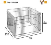 Recinto per cuccioli Dog Training Ferplast - 80 x 80 x h 62 cm - Recinto per cani - 1° ORDINE? scegli lo sconto BZR5 / BZR20 + 200 punti fedeltà