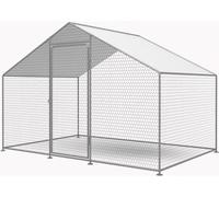 Recinto per galline 6 m² rete metallica 2 x 3 x 2 M acciaio zincato