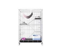 Recinto per gatti | La gabbia per gatti include un vassoio di pulizia rapida e un'amaca per gatti | Per 1-2 gatti | Le gabbie sono disponibili in cinque dimensioni e quattro diverse combinazioni (,D,