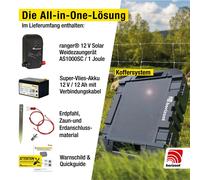 Recinto per pascolo kit recinzione elettrica solare con batteria e...