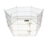 Recinto Per Piccoli Animali Flamingo Esagonale 60x60 CM In Metallo