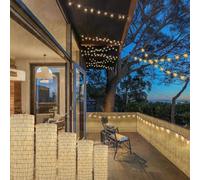 Recinto per Piscina da Esterno, Arelle Bamboo 30-180cm Hoch, Decorativo Frangivistas Giardino, per Posto Auto Coperto, del Cortile All'apert, Blackout Isolamento Termico(Natural Black Line)