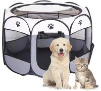 Recinto Portatile per Cani E Cuccioli - Uso Interno Ed Esterno, Impermeabile in