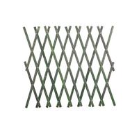 Recinzione a graticcio in bambù per cortile, cortile, pannello barriera estensibile con pannelli pieghevoli e 10 colonne, dimensioni 40 x 180 cm, schermo naturale per la privacy per esterni e