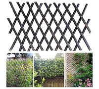 Recinzione a traliccio espandibile, 30 x 180 cm, pannello in lattice di bambù per supporto per piante da giardino, ideale per rampicanti, edera, rose, cetrioli e clematidi